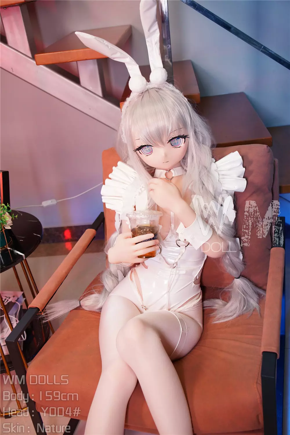WM S-TPE 159cm (5ft2) Anime TPE Sex Doll with PVC Head #004